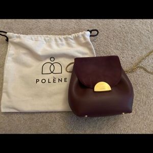 Polene Numero Un Mini in Burgundy